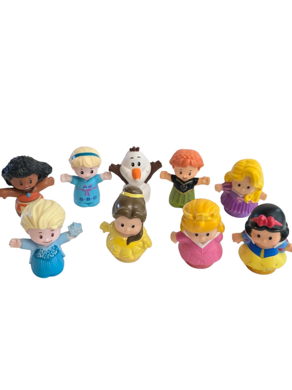 Fisher Price Little People Disney Princess Lot Of 9 Figures‎ Toys Dolls Kids Set